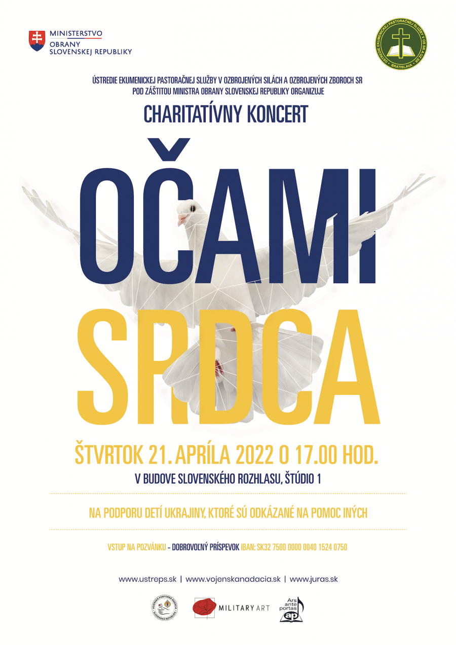 Koncert Očami srdca, 21.4.2022 o 17,00 h